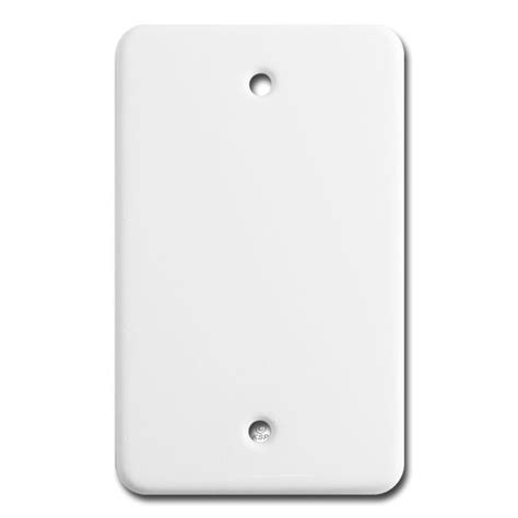 solid electrical plate covers